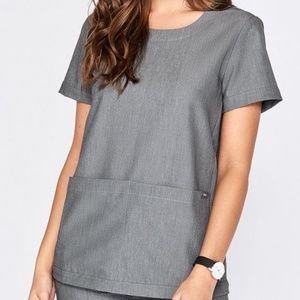 LIMITED FIGS RARE XS Graphite RAMA Scrub Top